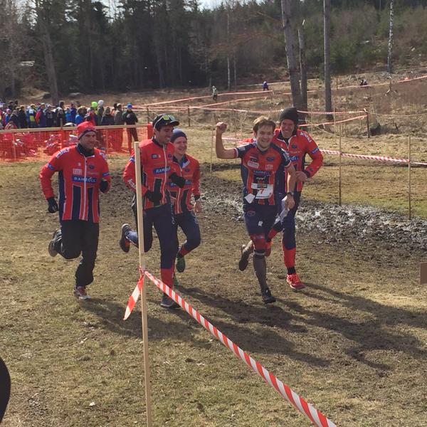 Run in with the team! Vad kul! (photo by JB)